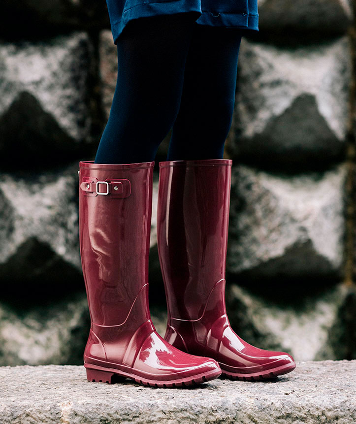 botas de mujer para la lluvia